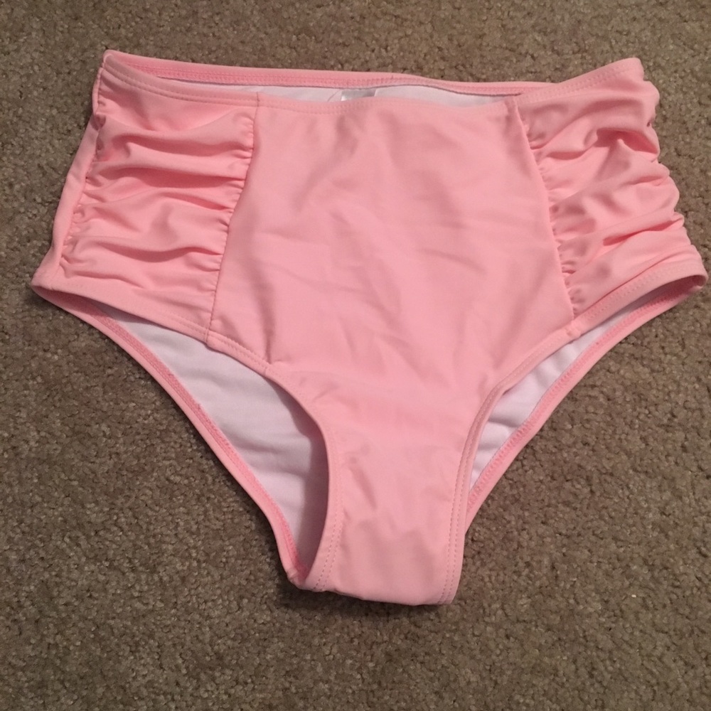 Pink High waist Bikini Bottoms-New!
